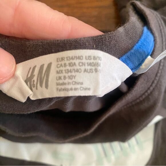 H&M Nintendo kids Game Boy Graphic T-Shirt - gray size 8 - Picture 4 of 6